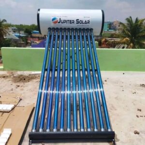 Jupiter Solars 110 LPD Classic Solar Water Heater - Glass Lined Tank Front View